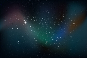 Canvas Print - creative design of universe background