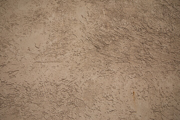 Architecture and design. Closeup view of brown exterior wall covering. 