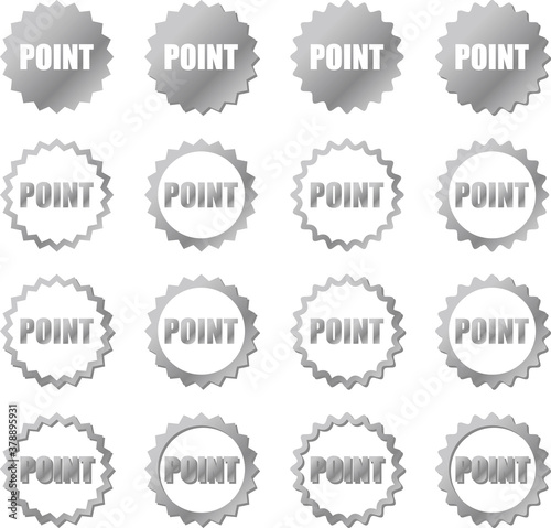 アピールポイント用のギザギザのフキダシアイコン 銀色グラデーションセット ベクターイラスト Buy This Stock Vector And Explore Similar Vectors At Adobe Stock Adobe Stock アピールポイント用のギザギザのフキダシアイコン 銀色グラデーションセット ベクターイラスト Buy This Stock Vector And Explore Similar Vectors At Adobe Stock Adobe Stock