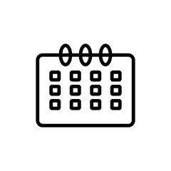 Poster - Calendar Icon Design Vector Template Illustration