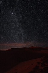 Starry night in Sahara
