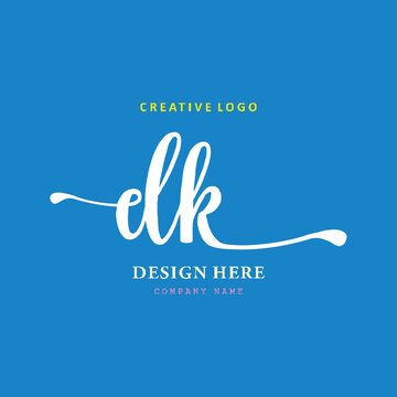 logo layout DK. simple, elegant, easy to understand and authoritative