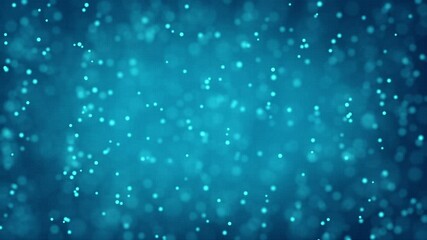 Wall Mural - Abstract background floating science particles. Science particle circle point for medical research presentation theme.