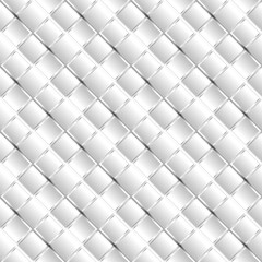 Aufkleber - Simple, smooth surface, black and white color tone, seamless argyle shapes background.