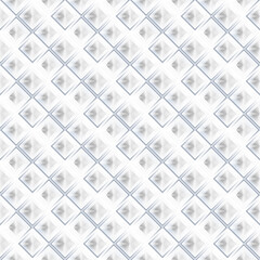 Aufkleber - Simple, smooth surface, black and white color tone, seamless argyle shapes background.