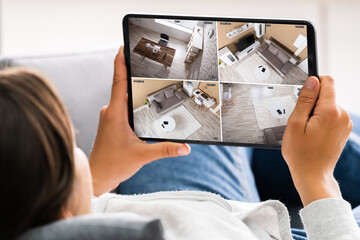 Aufkleber - Monitoring CCTV Security Camera System