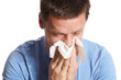 © drewsdesign - Mann ist erkältet