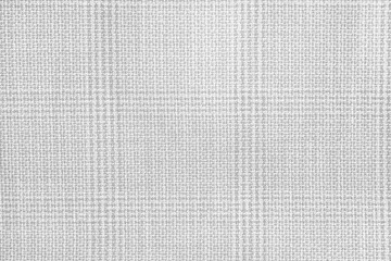 Poster - Gray material texture checkered light gray textured fabric background close-up