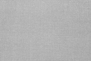 Poster - Gray material texture checkered light gray textured fabric background close-up