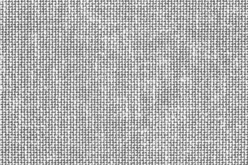 Poster - Gray material texture checkered light gray textured fabric background close-up