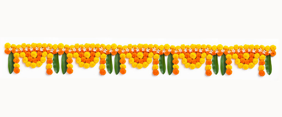 marigold flower rangoli design for diwali festival , indian festival flower decoration