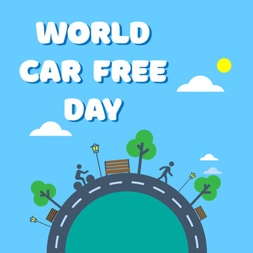 Design for world car free day awareness event. 22 September  