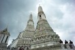 © Phichat - High angle picture of ancient pagodas in the Buddhism temple in Thailand.