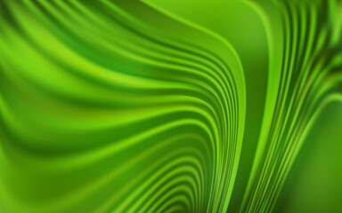 Wall Mural - Light Green vector background with curved lines. Creative illustration in halftone style with gradient. A new texture for your  ad, booklets, leaflets.