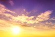 © vvvita - Colorful cloudy sky at sunset. Gradient color. Sky texture, abstract nature background