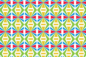 Poster - Triangle Geometry artwork poster with simple shape and figure. Abstract vector pattern design in Scandinavian style for web banner, business presentation, branding package, fabric print, wallpaper
