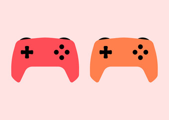 Wall Mural - Video game controller icon. Gamepad vector illustration