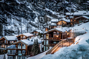 amazing view of Matterhorn peak from Zermatt