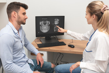 Computer diagnostics dental tomography