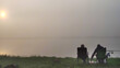 © thaarey1986 - Fishing lake in the foggy morning