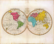 © cascoly2 - Map of the Eastern and Western  hemispheres