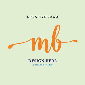 pharmacy MB letter logo is simple, easy to understand and authoritative