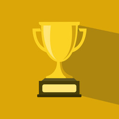 Flat illustration of a Trophy