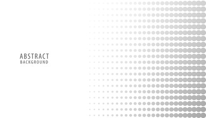 Wall Mural - Abstract background halftone white and gray minimalis, modern, pattern, dote vector illustration