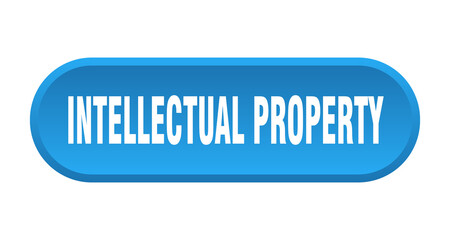 intellectual property button. rounded sign on white background