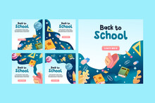 Back To School Social Media Post Template Promotion