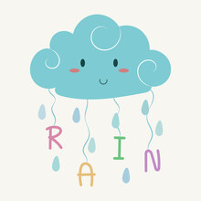 Cloud And Rain Pastel Rain