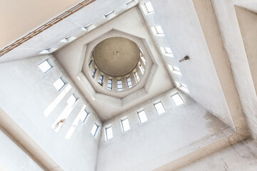 Canvas Print - detail of a church