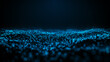 © Thanaphon - Abstract digital particle wave and light abstract background ,Abstract cyber or technology background.