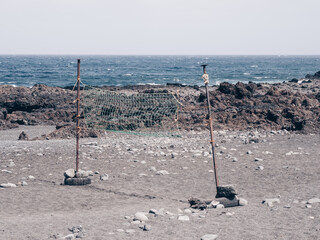 Poster - Famara Beach in Lanzarote, Canary Islands, Spain