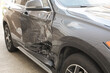 © Crystal Madsen - Damaged car after collision
