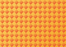 Orange Checked Pattern Background Texture