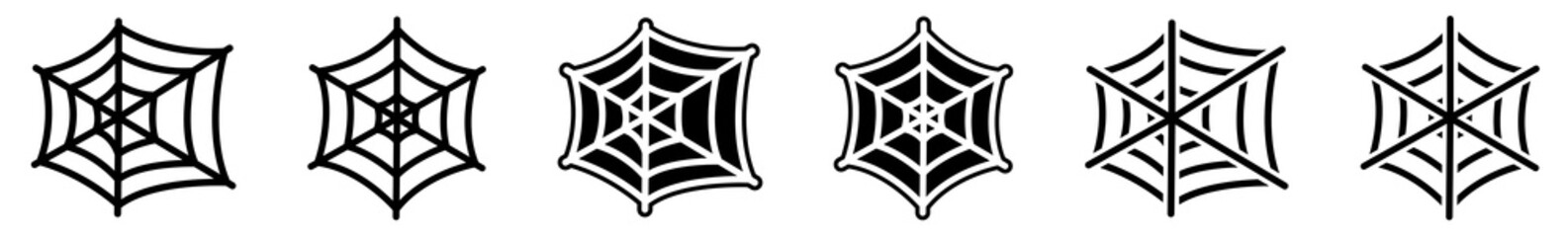 spider web icon black | halloween illustration | webs symbol | creepy net logo | spiderweb sign | is