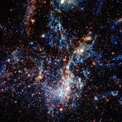 Wall Mural - Deep space background. Elements of this image furnished by NASA