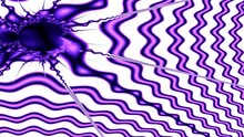 Spilled Purple Ink Electric Blue Mandelbrot Fractal Motion