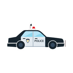 Canvas Print - Police Car Icon