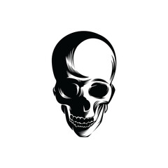 Wall Mural - Skull Head Logo Template Design Vector