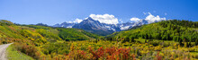 Landscape View Of Countryside  Colorado  Fall Season