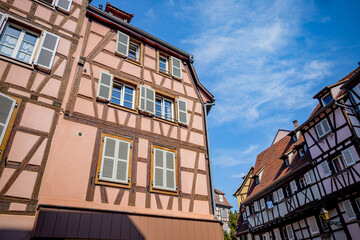 Canvas Print - Maisons à colombages à Colmar