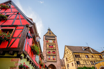 Wall Mural - Dans les rues de Riquewihr