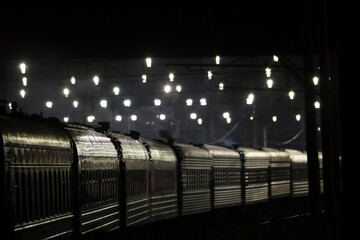 train in the night