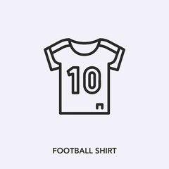 Poster - football shirt icon vector sign symbol