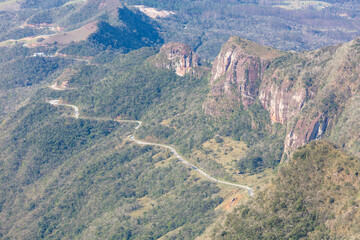 Poster - Paisagem de estrada no vale