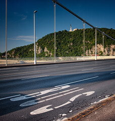 Wall Mural - Elisabeth bridge in Budapest, Hungary