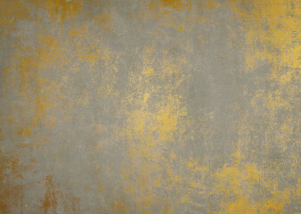 Wall Mural - Gold Cement concrete textured background, Vintage grunge wall backdrop For aesthetic creative design