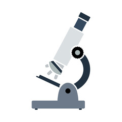 Canvas Print - School Microscope Icon